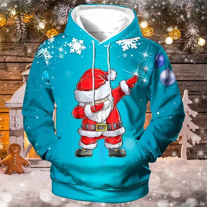 Sweat à capuche hiver homme manches longues - PanierRoyale