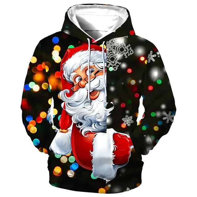 Sweat à capuche hiver homme manches longues chaud et confortable - PanierRoyale