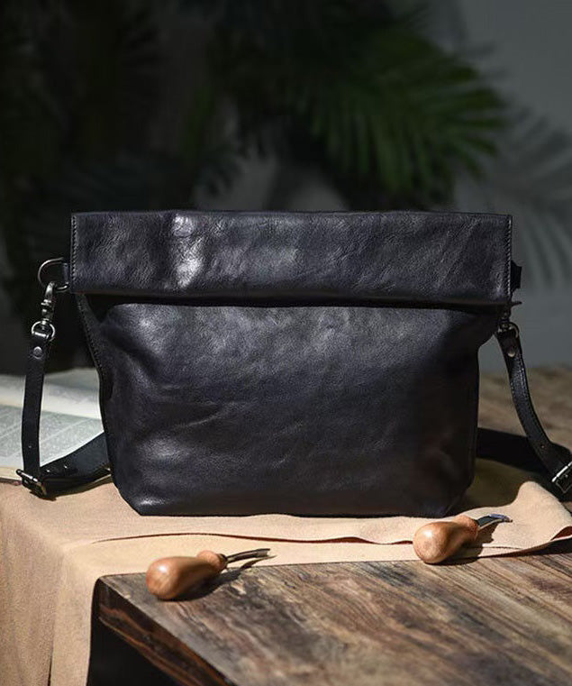 Vieux sac à dos en cuir de grande taille - EasyApparels
