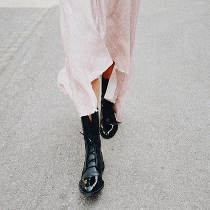 Chaussures de loisir femme à bout rond et talon bas