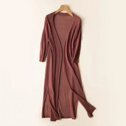 Cardigan Femme Léger et Long pour Élégance Féminine - BerlinGlamour