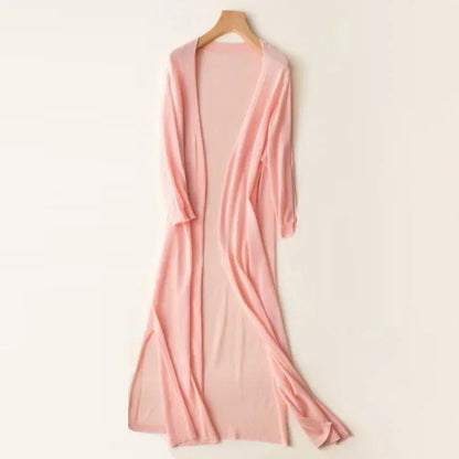 Cardigan Femme Léger et Long pour Élégance Féminine
