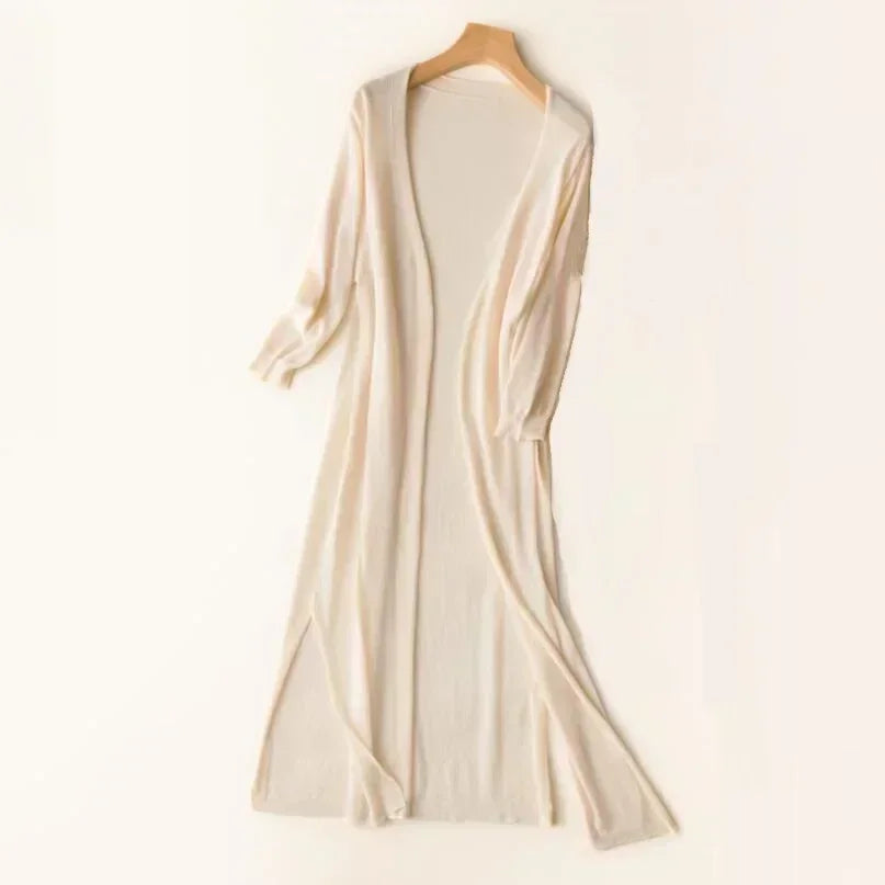 Cardigan Femme Léger et Long pour Élégance Féminine