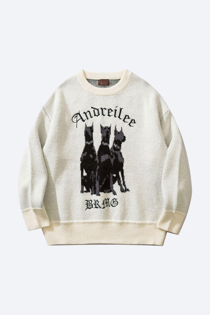 Pull Chien Classique Homme - Confortable pour Tous les Jours