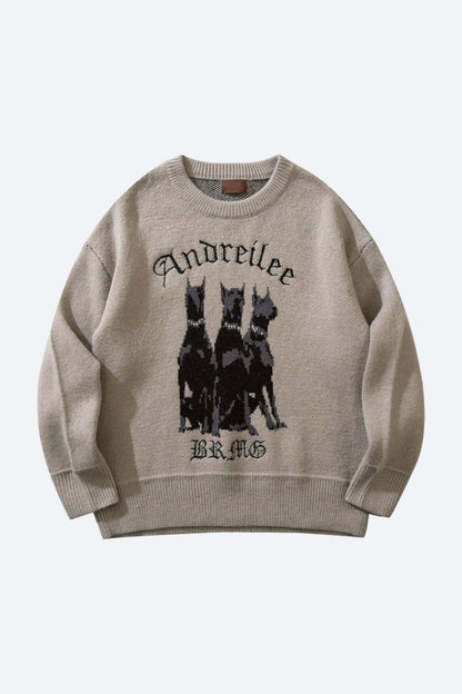 Pull Chien Classique Homme - Confortable pour Tous les Jours - PanierRoyale