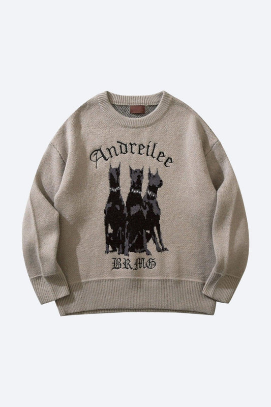 Pull Chien Classique Homme - Confortable pour Tous les Jours - PanierRoyale