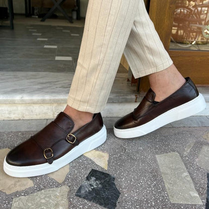 Loafers En Cuir pour Homme Confortable et Élégant