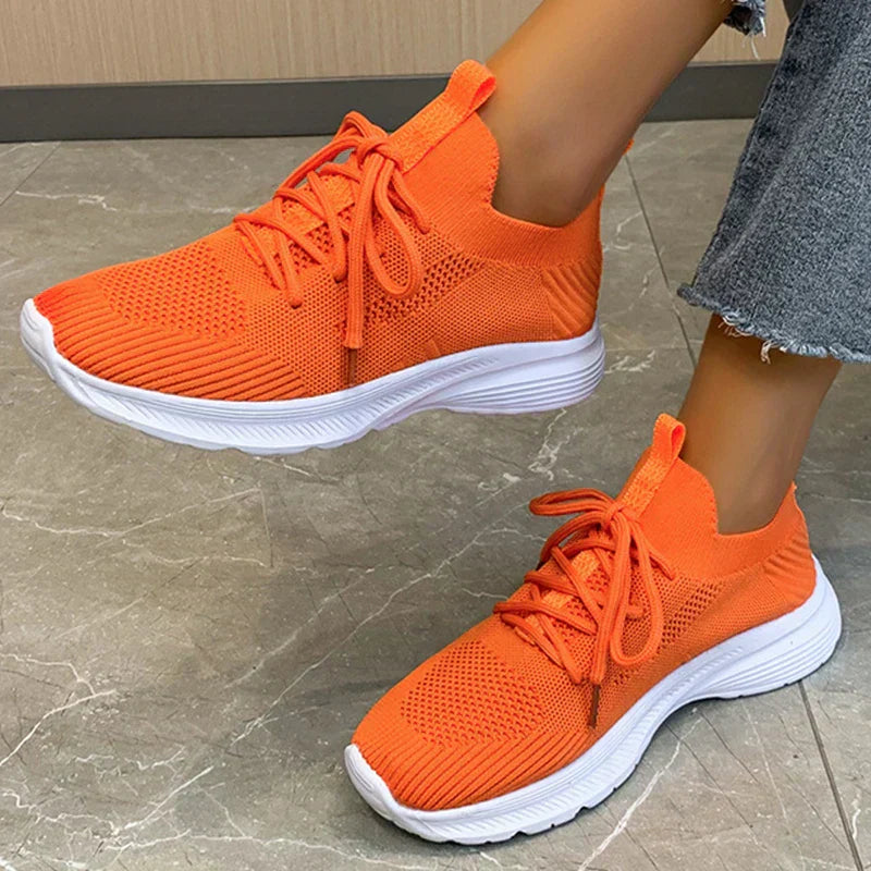 Baskets Femmes Confortables avec Soutien de Talon et Semelle Respirante