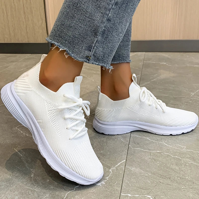 Baskets Femmes Confortables avec Soutien de Talon et Semelle Respirante