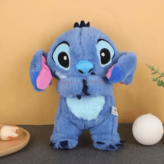 Peluche Alien Bleu Marine avec Oreilles Roses - PanierRoyale
