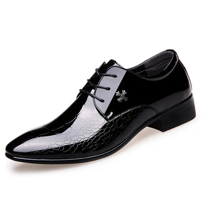 Chaussures Lacets Élégantes pour Homme Noir
