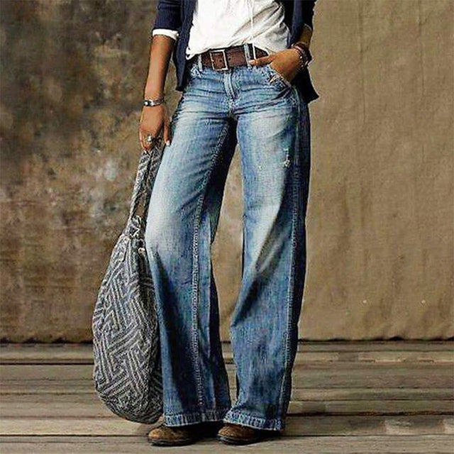 Jean Décontracté Large Coton Comfort - PanierRoyale