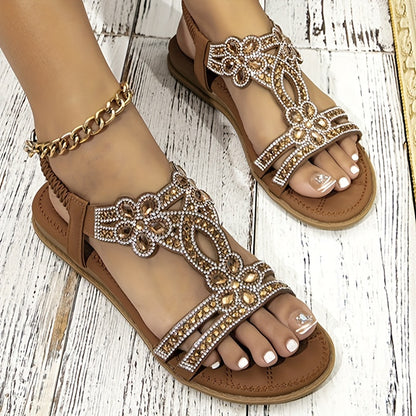 Nirea™ – Sandales Plates Femme Chic et Confortable Été