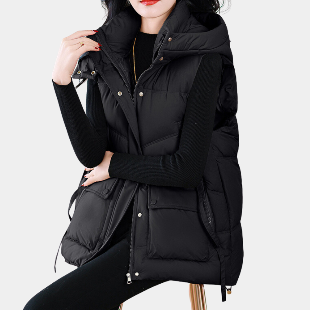 Gilet Femmes Épais et Chauffant pour Hiver