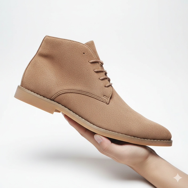 Bottines Hiver Cuir Confort Chaussures Grip - vue 3