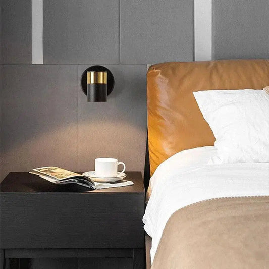 Noirae™ – Applique Murale LED Moderne Noir & Blanc – Design Minimaliste