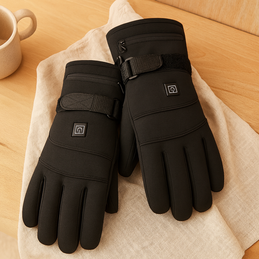 Gants Ski Chauffants et Étanches pour Femme et Homme - PanierRoyale