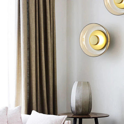 Nordéa™ – Applique Murale LED Design en Verre Pierre pour Intérieur Élégant