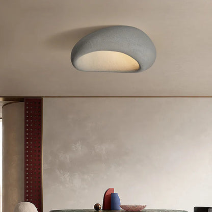 Lampe Plafond Toile Blanc Moderne et Élégante