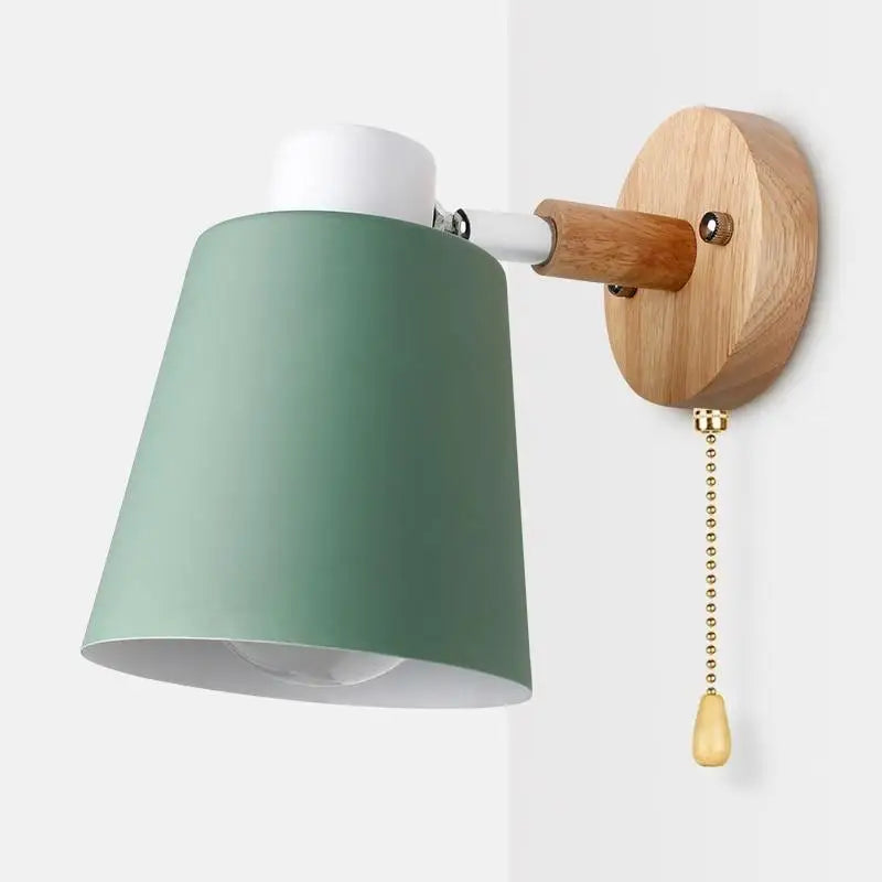 Lampe Murale Bois et Métal Design Nordique