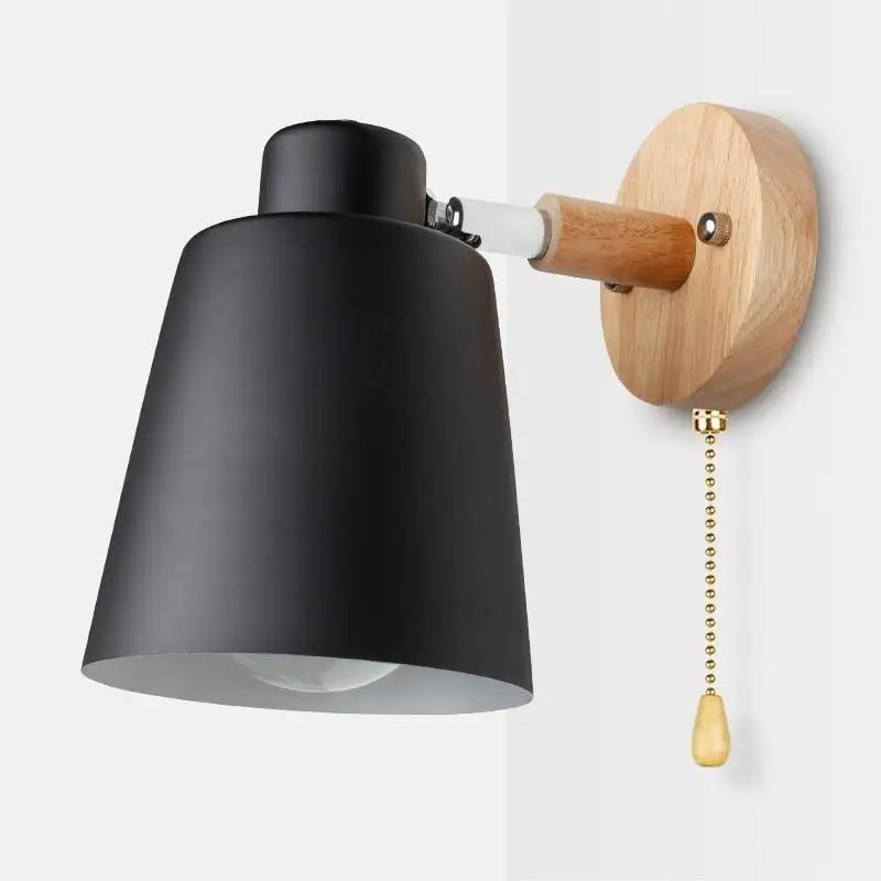 Norska™ – Applique Murale Design Scandinave en Bois & Aluminium