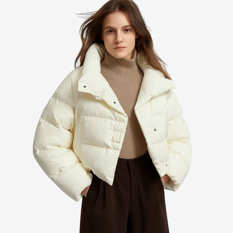 Parka Hiver Éclair Longues Manches et Capuche Amovible