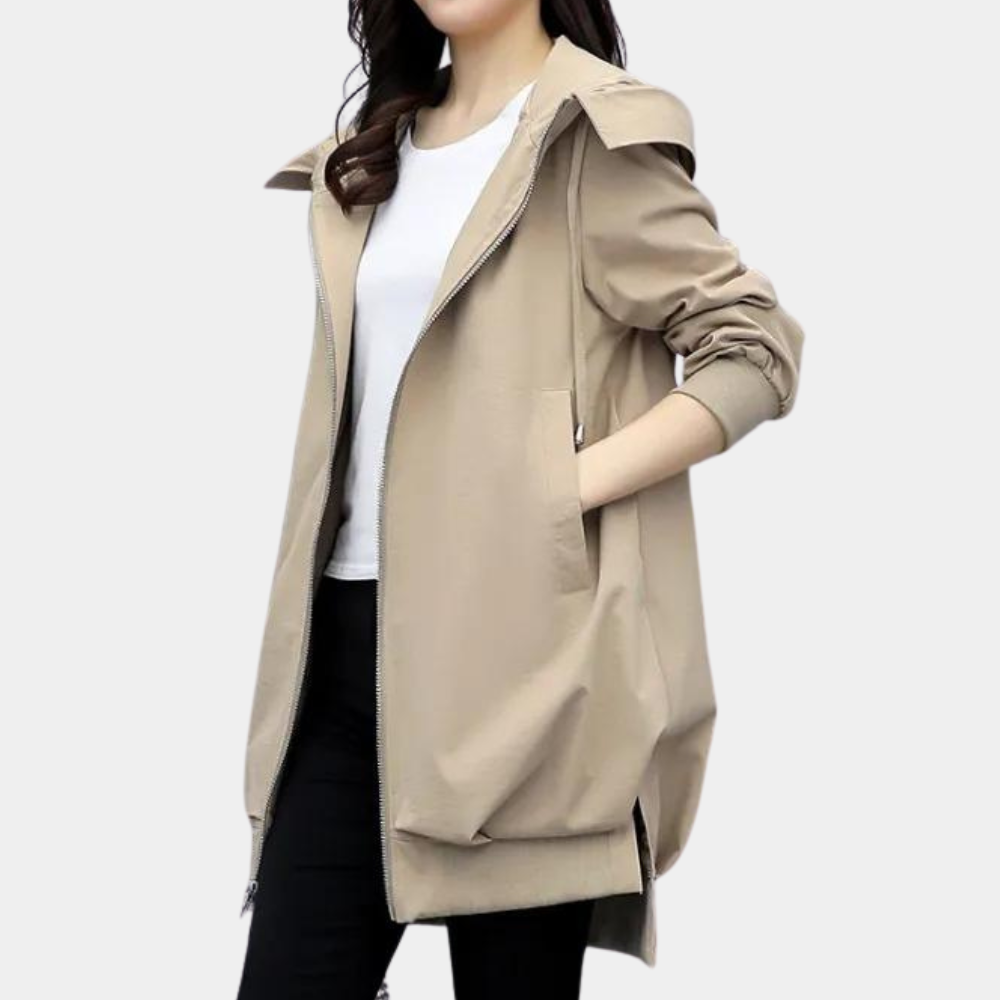 CLEMENTINE - Veste Longue Moderne pour Femmes