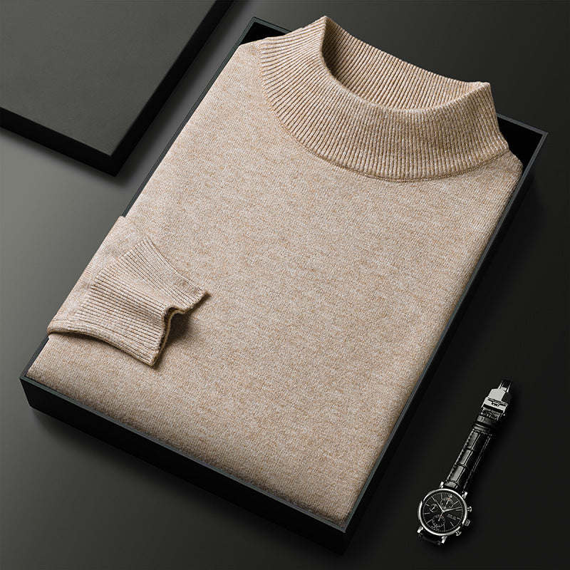 Pull Homme Hiver Chaud et Confortable Col Montant