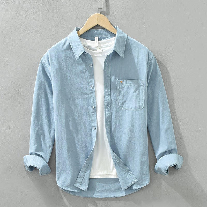 Chemise Homme Coton Décontractée et Polyvalente
