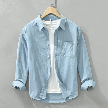 Chemise Homme Coton Décontractée et Polyvalente