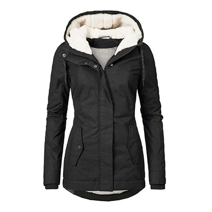 Veste Imperméable Femme avec Capuche et Fermeture Éclair - PanierRoyale