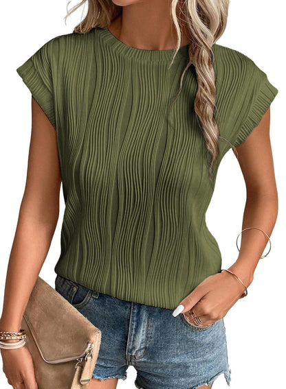 Blouse Femme Noire Plissée Chic et Élégante