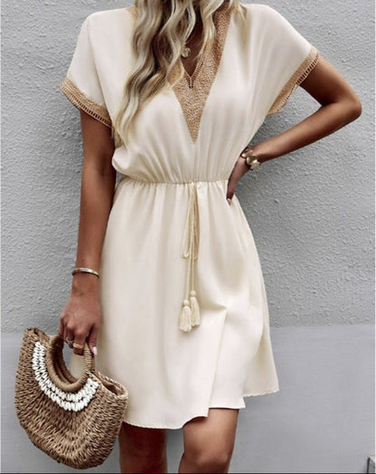 Robe Été en Soie Légère pour Femme