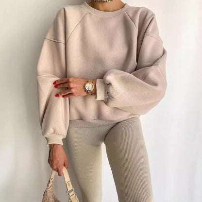 Sweat Femme Oversize Coton Doux et Confortable - PanierRoyale