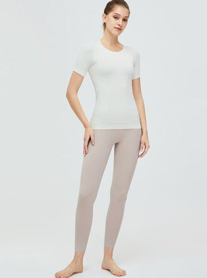 Top Crop Fit Étroit pour Femme Sportive