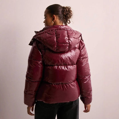 Veste Doudoune Femme Noire - Parka Hiver Chaud avec Capuche