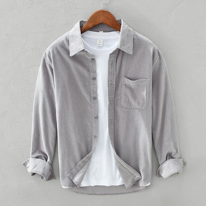 Chemise Homme Rétro Coton Élégante pour Tous Les Occasions