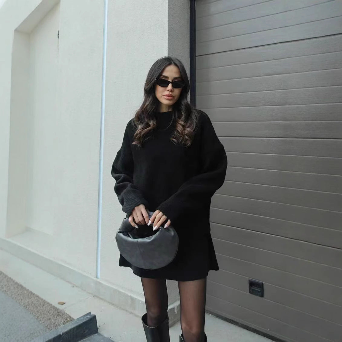 Ensemble 2 pièces Femme : Pull et Jupe pour un Look Décontracté Chic