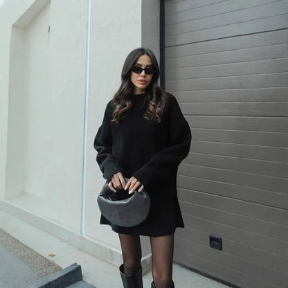 Ensemble 2 pièces Femme : Pull et Jupe pour un Look Décontracté Chic