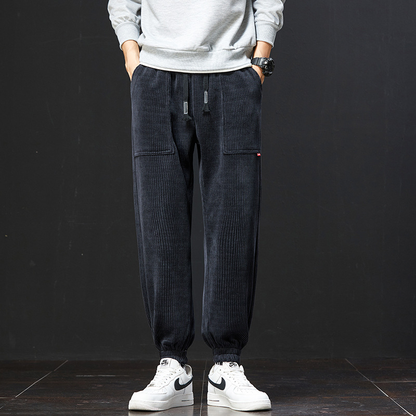 Pantalon Jogging Homme Coton Coupe Ample Confort Moderne