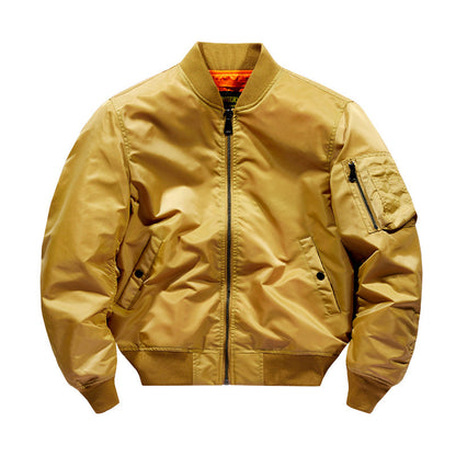 Blouson cuir aviateur épais et robuste pour homme