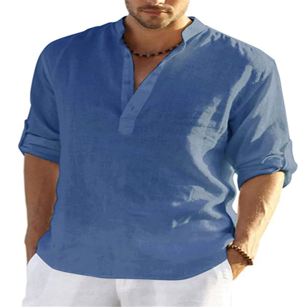 Chemise Coton Manches Longues Été Léger