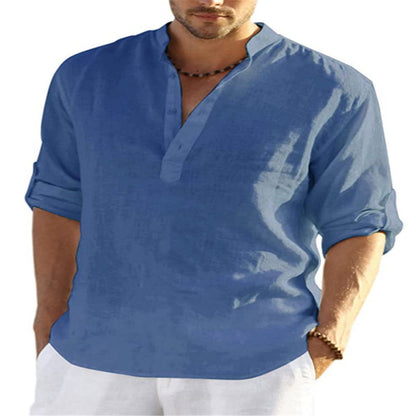 Chemise Coton Manches Longues Été Léger