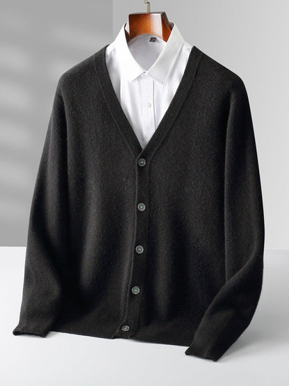 Cardigan Homme Grande Taille Manches Longues