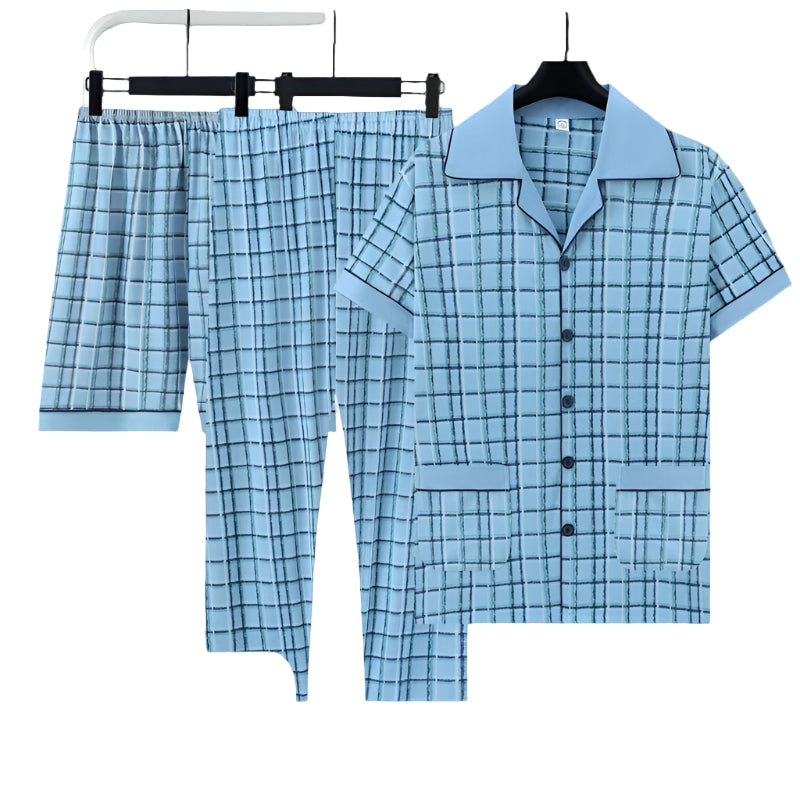Pyjama Homme Léger pour Été - Short et Débardeur Colorés - PanierRoyale