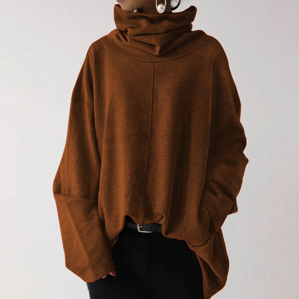 Pull casual oversize avec poches généreuses