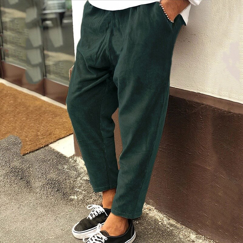 Pantalon Coton Homme Détente Confortable