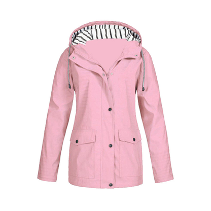 Veste Imperméable Femme Capuche Adjustable - PanierRoyale