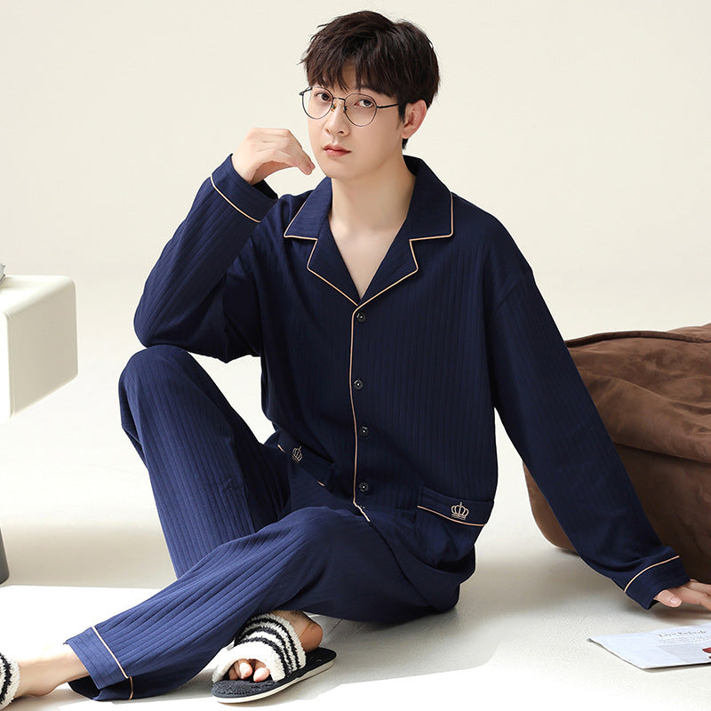 Pyjama Homme Doux Manches Longues pour Chaque Jour