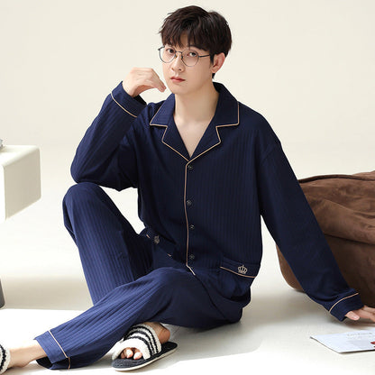 Pyjama Homme Doux Manches Longues pour Chaque Jour